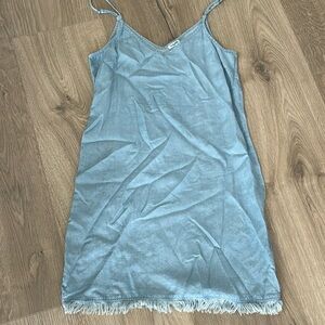 Splendid spaghetti strap denim dress